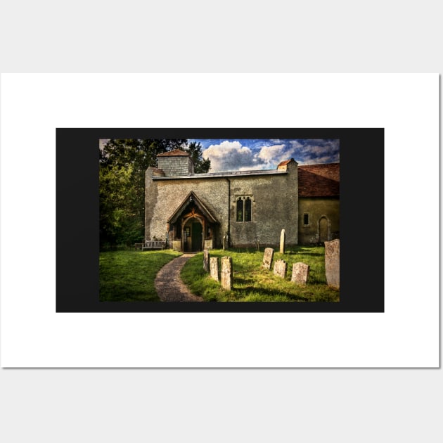 Church Of St Nicholas at Ibstone in Buckinghamshire Wall Art by IanWL